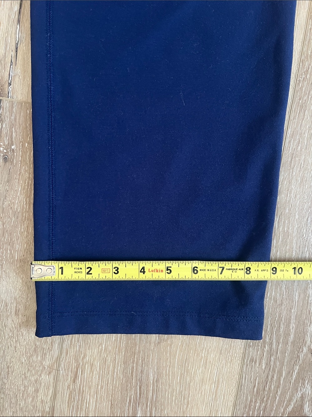 Lands' End Sport - Navy Pull-On Cropped Pants with Pockets, Great Condition! - Picture 7 of 14